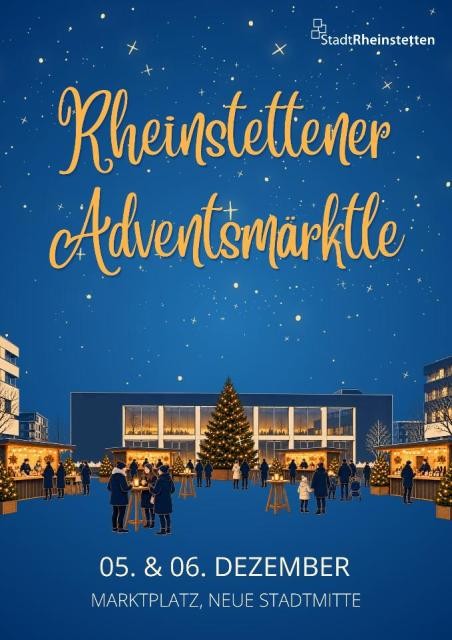 Plakat Rheinstettener Adventsmärktle Plakat Rheinstettener Adventsmärktle