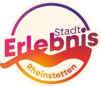 Logo StadtErlebnis Rheinstetten in Orange-, Rot- und Lilatönen