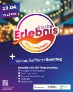 Logo Stadterlebnis mit Hinweis auf Themenwelten und QR-Code
