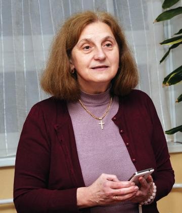 Herzlichen Glückwunsch, Maria Osikovicz! Die Geehrte blickt in die Kamera