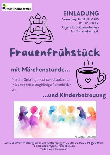Einladungsflyer zum Frauenfrühstück